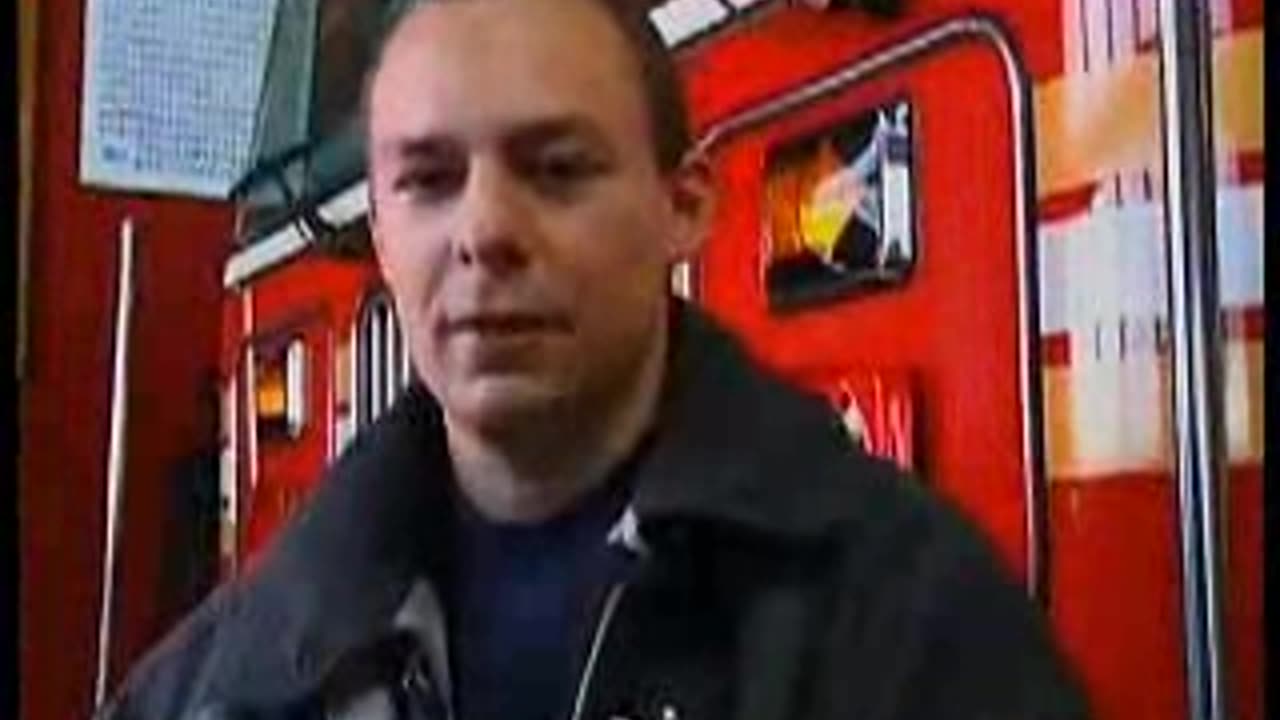 911 WTC debris up the stairs