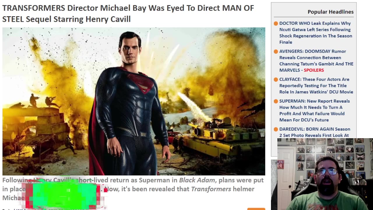 Michael Bay Was Also Involved In Working With Henry Cavil's Superman Project