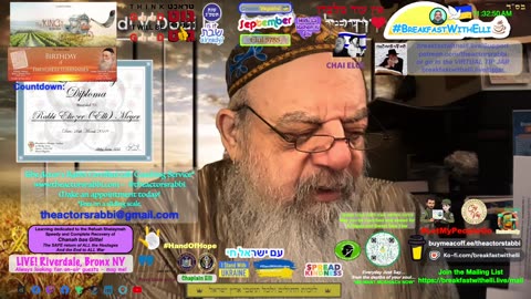 SHOW NOTES: Breakfast with Elli - s7e276 - THURSDAY - 11 Elul - 5785 - 4 September 2025