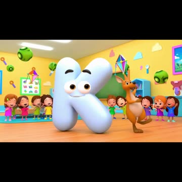 “K & L Alphabet Song | Kangaroo & Lion Fun Learning for Kids 🦘🦁 | Toddler Creative Hub”