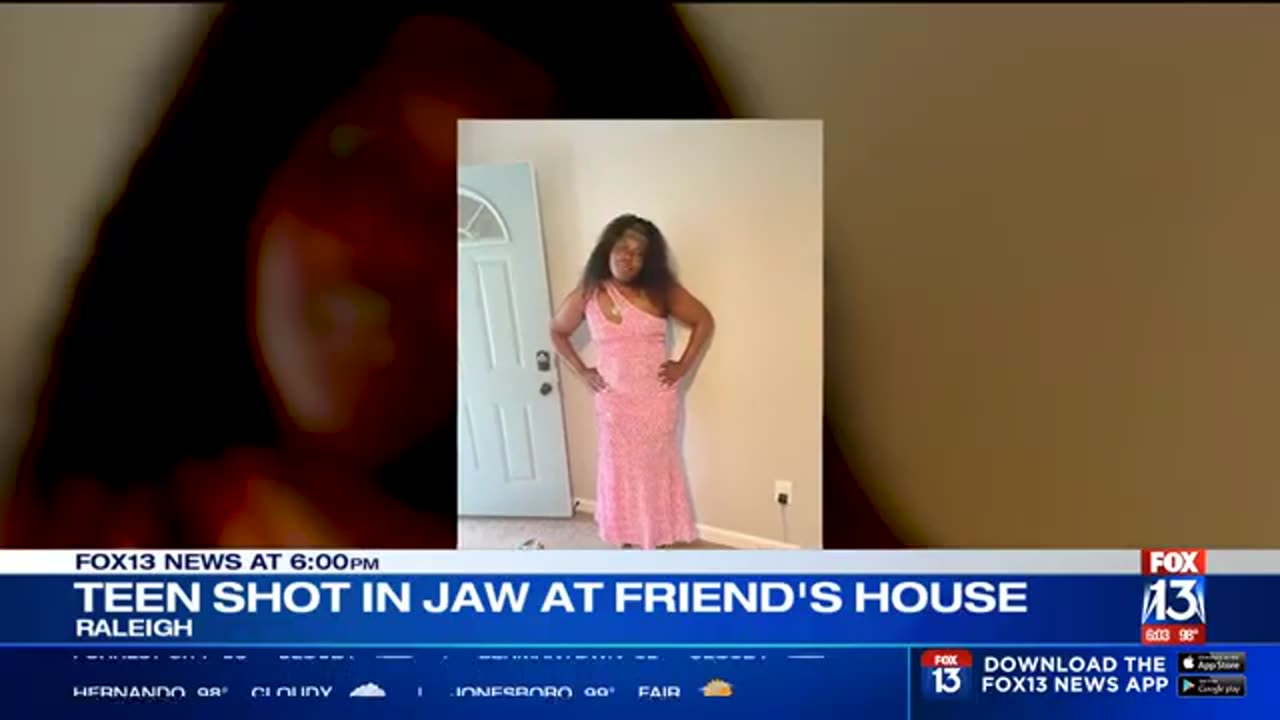 15-year-old girl has jaw wired shut after being struck by bullet - FOX13 Memphis