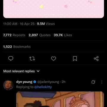 Why did Hello Kitty choose this pic for pompompurin's birthday?!