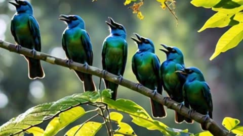 Birds Being Birds #Birds, #Birdschirping, #Birdsinging, #Fun