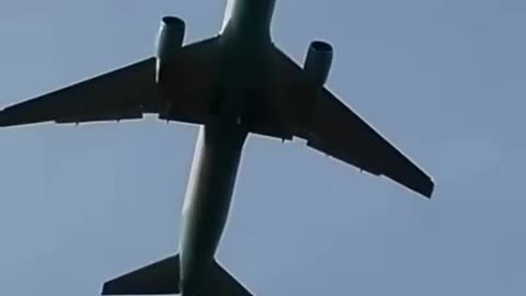 Maersk Air Cargo Boeing 767-300F takeoff using only a small part of the runway