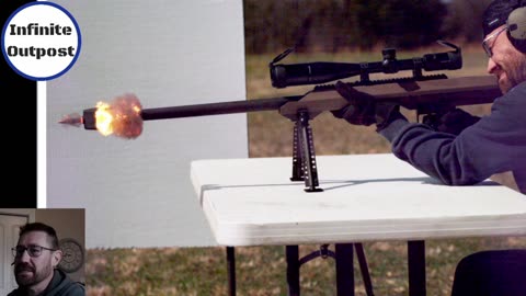 This Barrett 50 BMG Rifle's Power Is Extremely Impressive at High Speed!