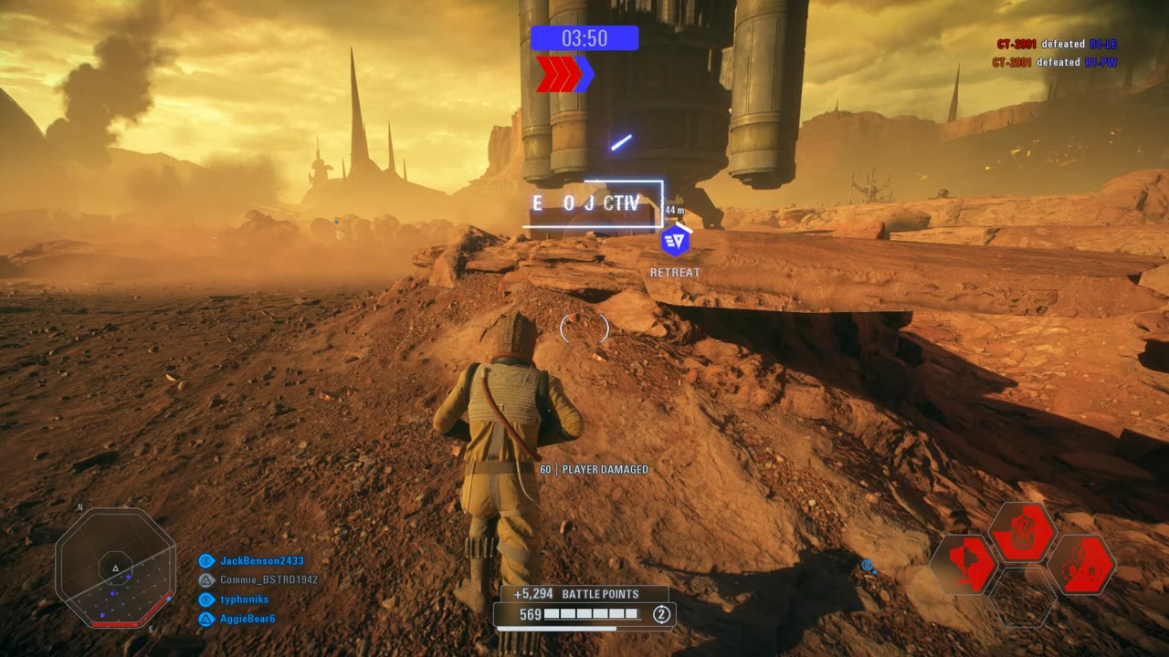 SWBF2 2017: Coop Mission Defending Separatist Geonosis Gameplay