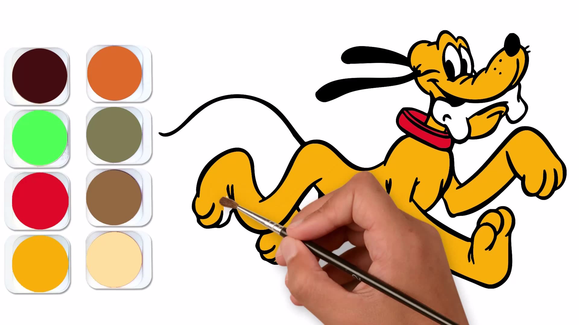 Pluto Painting for Kids | Easy Art Lesson for Ages 6-8