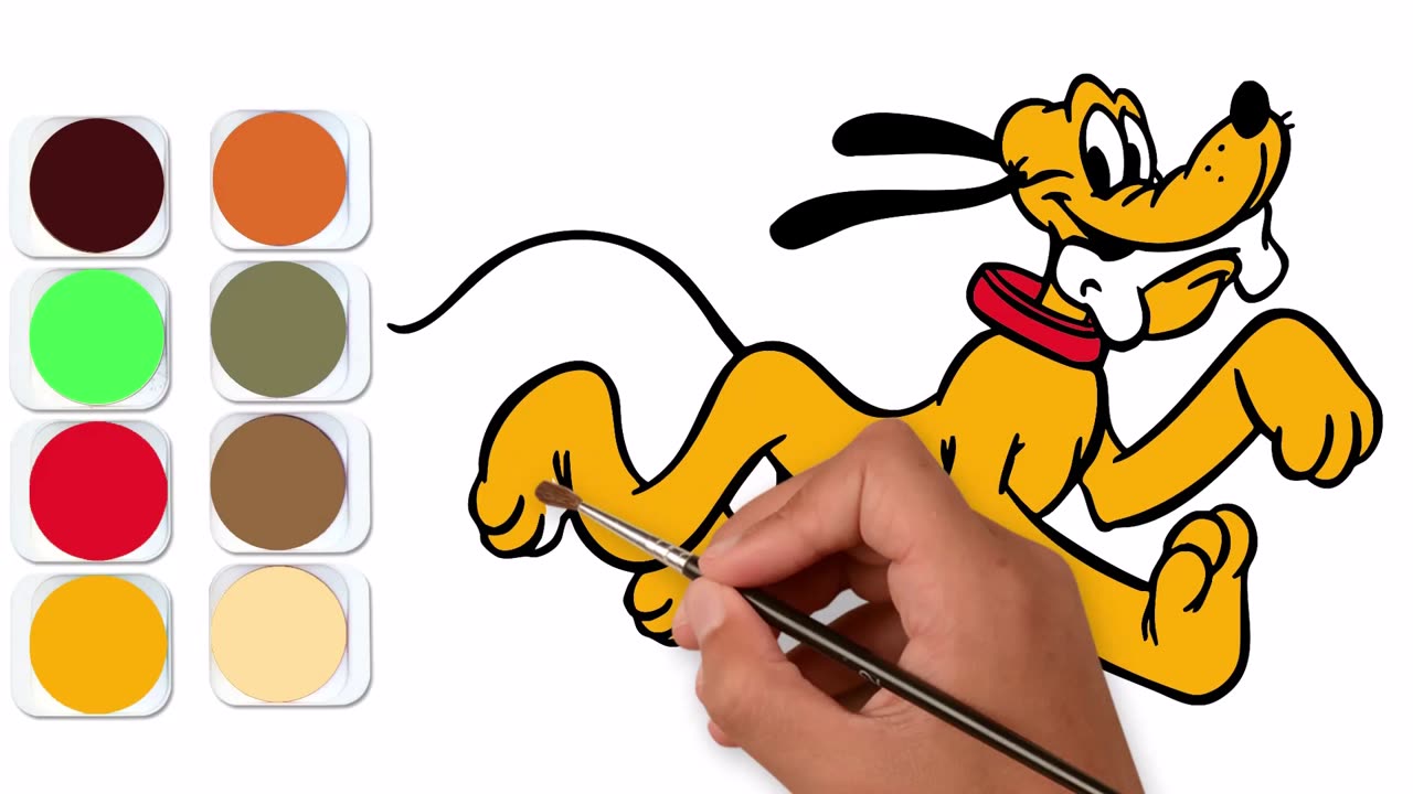 Pluto Painting for Kids | Easy Art Lesson for Ages 6-8