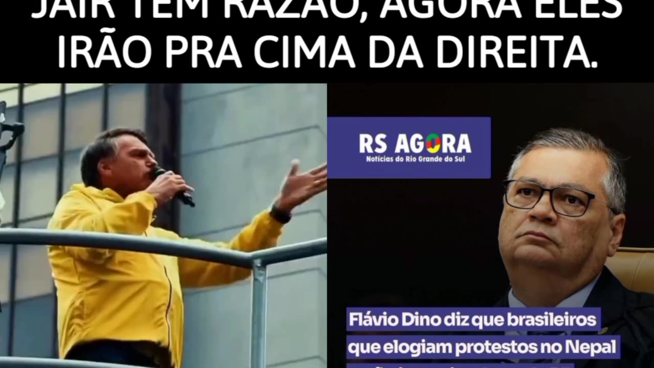 O Jair sempre teve razão: os ditadores agora irão perseguir o povo assim disse o Ditador Flávio dino o (bolota)