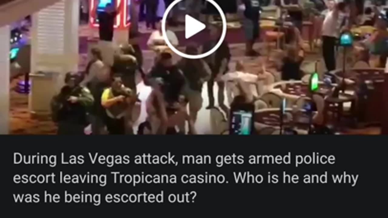 Las Vegas shooter not dead - Shooter escorted out of building by police