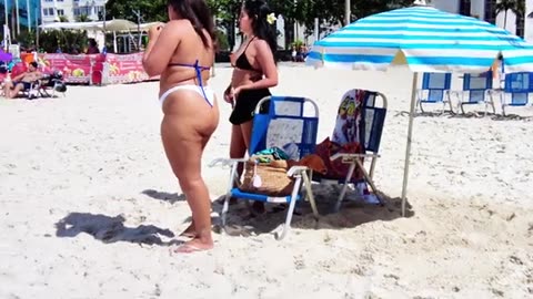 🇧🇷 Praia Deslumbrante em COPACABANA Rio de Janeiro 4k