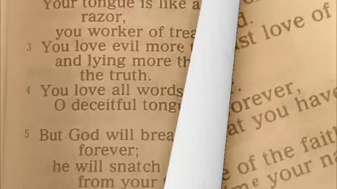 Psalms 52 judgement on the deceitful 🧿