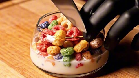 Glass Breakfast Cutting ASMR 🥞 #oddlysatisfying #asmr #satisfying #aiasmr #asmrai