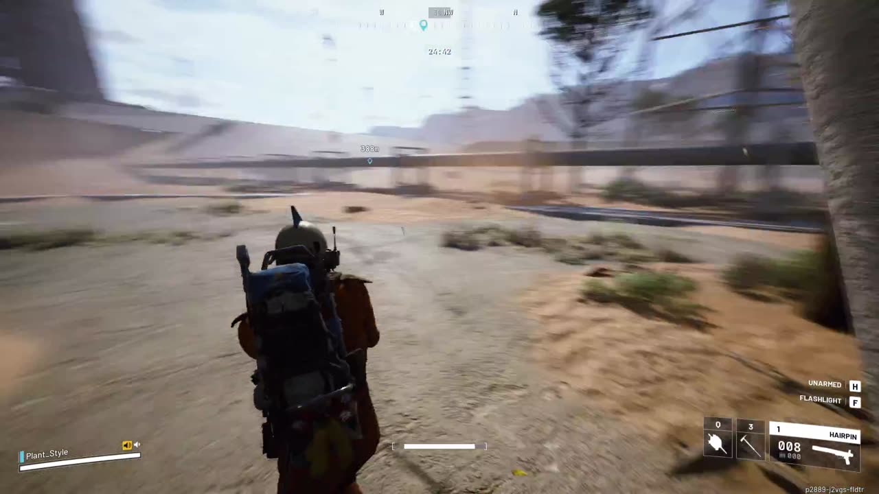 Scaring the little girl