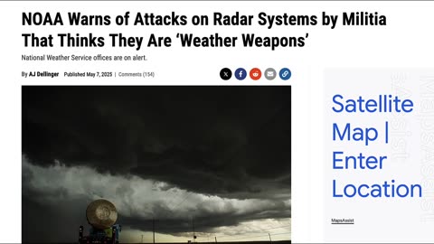 ANTI GOVERNMENT MILITIA TARGETING WEATHER TOWERS INFLUENCED BY MISINFORMATION ONLINE