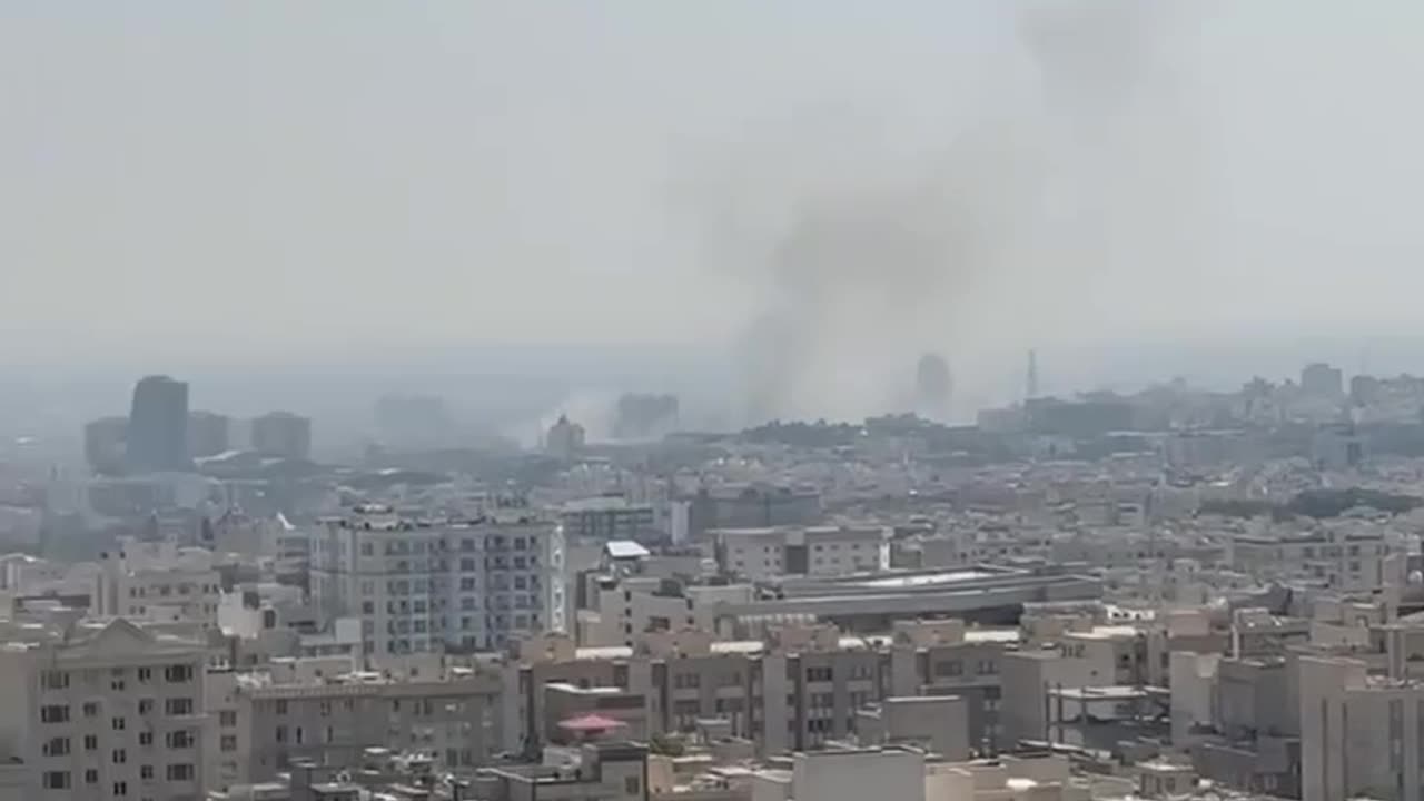 Intense explosions across Tehran