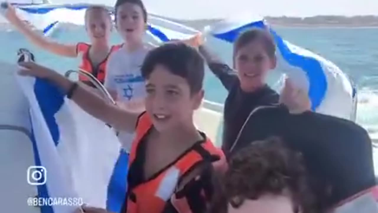 Zionist kikelets hunting Greta Thunberg on a boat. Welcome to 2025 clown world