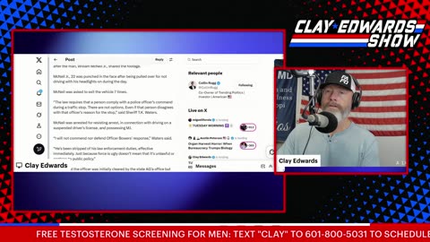 TUESDAY LIVE W/ CLAY EDWARDS