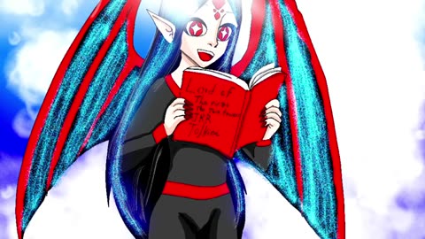 Oc speedpaint reading a book