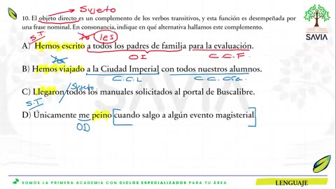 SAVIA REGULAR 2025 | Semana 13 | Lenguaje