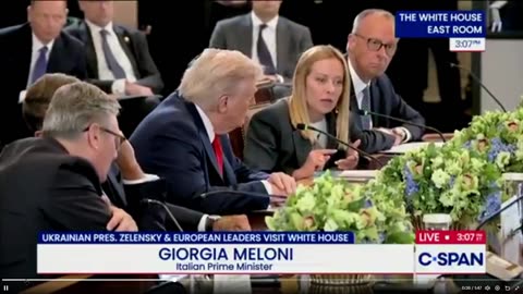 Italian Prime Minister Giorgia Meloni on Trump's leadership, not seen for years