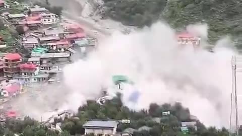 Flash floods hit Uttarkashi in India, several villagers washed away