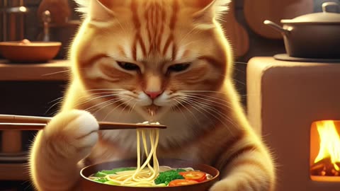 Ever wondered how the fluffiest cat chef makes the tastiest, veggie-packed stir-fry noodles?
