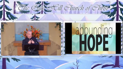 Oak Hill Church of Christ 2-8-26 Message: "Soaking Wet"