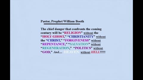 WE MUST BE CHANGED - BORN AGAIN!!! Oct192025