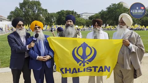 Khalistan Referendum In Washington DC _ AJJ DI AWAZ TV Coverage