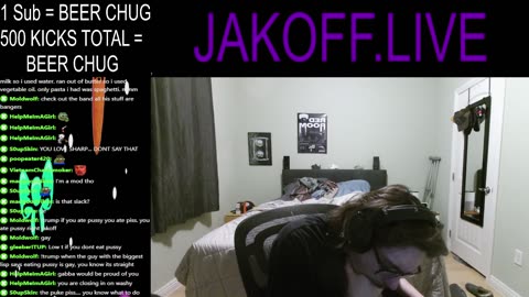 Jakoff drinking the cool aid