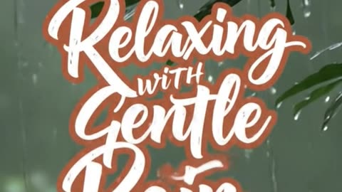 Soothing Gentle Rain for Sleep & Relax🌧️