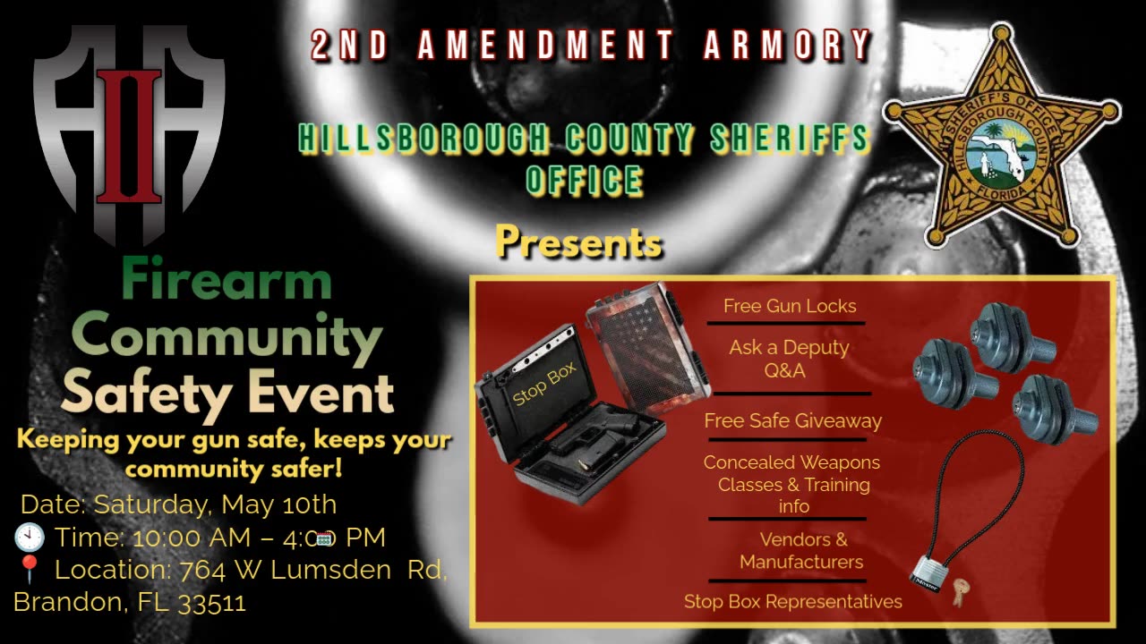 � Firearm Safety & Awareness Event – May 10th in Brandon!