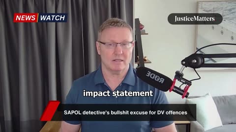 SAPOL detective's bullshit excuse for DV offences.