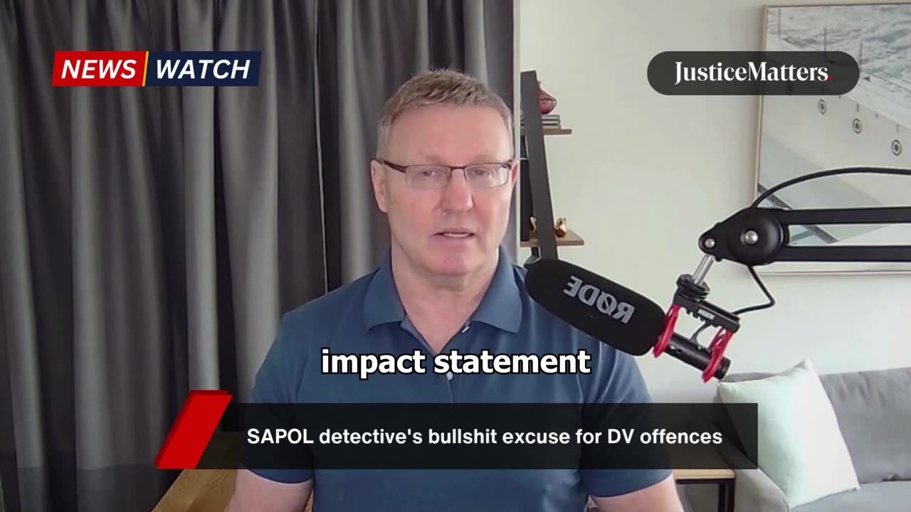 SAPOL detective's bullshit excuse for DV offences.