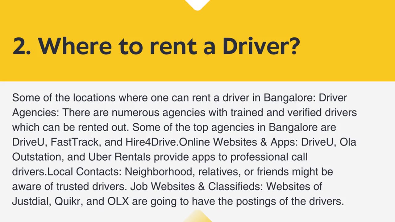 Call 9740388387 - Hire a Driver in Bangalore