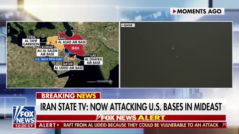 WATCH: Following strikes, Iran attacks a US base in Qatar