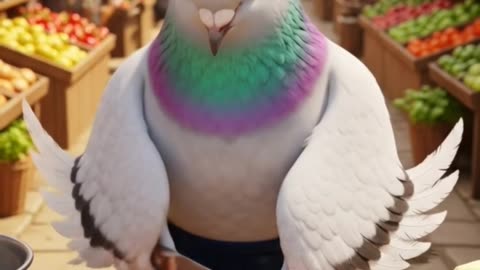 Funny Chef Pigeon Story | Heart-Touching Hindi Animation | No One Subscribed!" #ai #viral