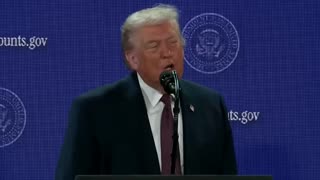 Trump Holds Nicki Minaj's Hand While Welcoming Rapper Onstage at Trump Accounts Summit