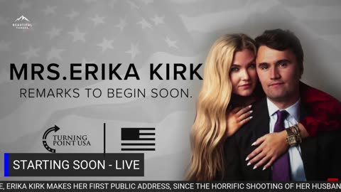 CHARLIE KIRK'S WIFE MAKES FIRST PUBLIC ADDRESS - SEPT. 12, 2025 LIVE