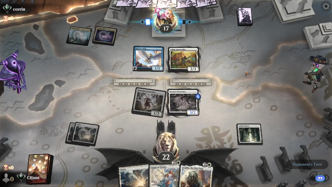 Magic: The Gathering Standard ranked match.