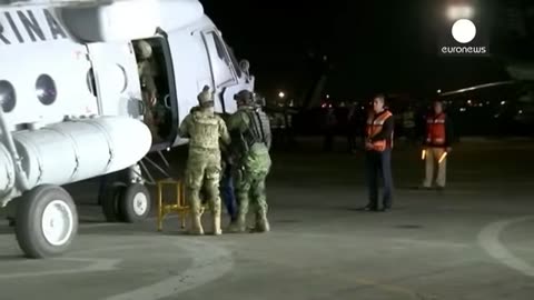 Dramatic footage of El Chapo arrest raid