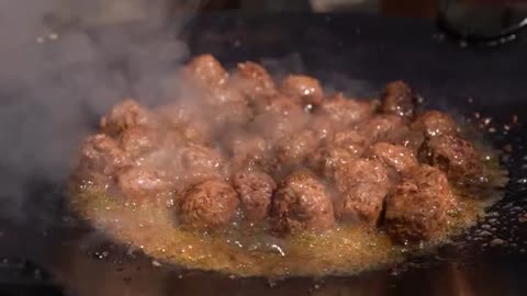Campfire Rustic Meatballs Pilaf Cooking in the Heart of Nature_part7