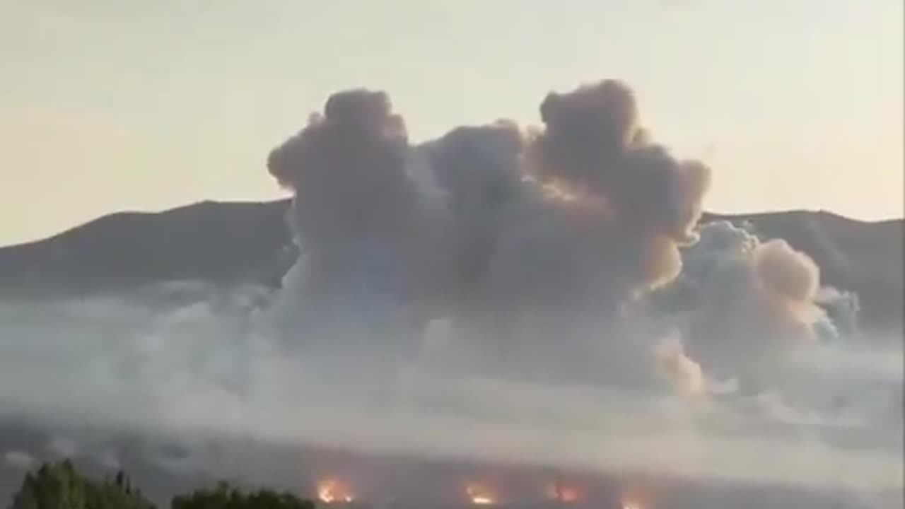 Multiple secondary fires after Israeli struck an Iranian ballistic missile facility in Tabriz