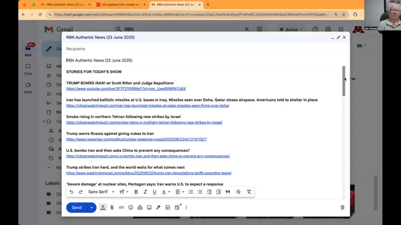RBN Authentic News (23 June 2025)