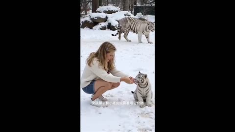 The tiger and the little girl