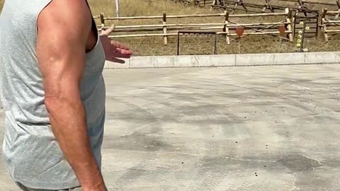 Tim demonstrates the power of the .45 Win Mag in our latest deep dive video