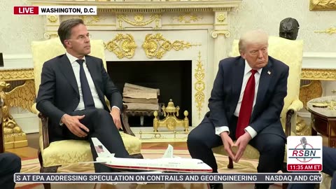 WATCH: President Trump Meets with the NATO Secretary General - 7/14/25