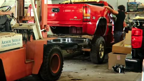 Reconstruyendo un Silverado #carro #silverado #pickup