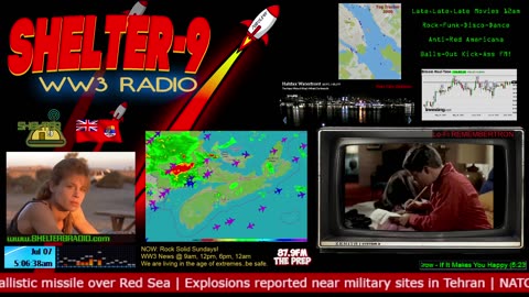LIVE 24/7 Music/Wx/Prepping/WW3-News